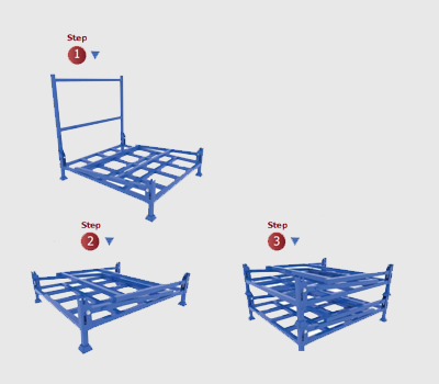 Post Pallets Collapsible